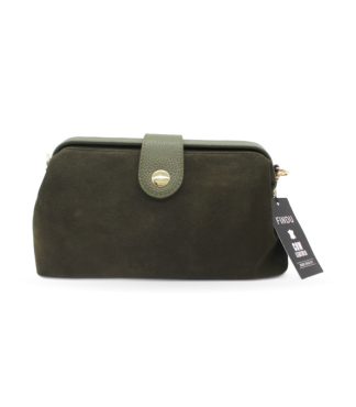 Bolso Boquilla Ante · Verde caqui
